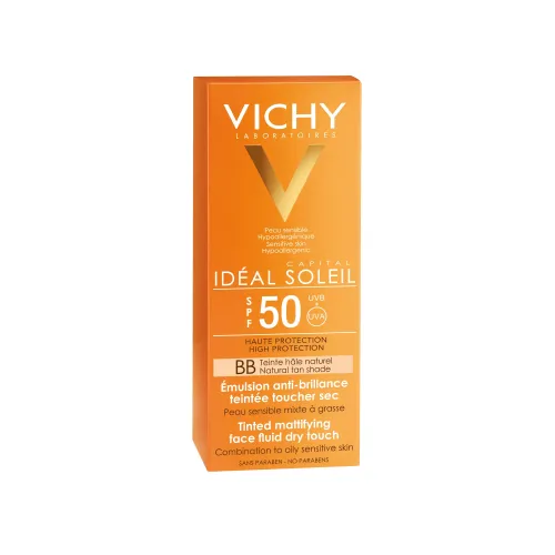 VICHY CAPITAL SOLEIL BB TINTED DRY TOUCH EMULSION SPF50 50ML
